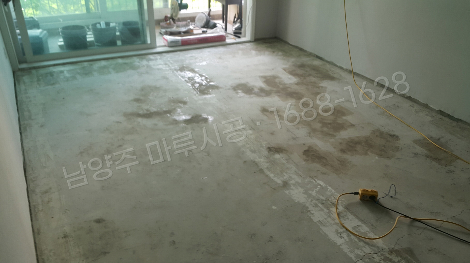 남양주 조안면 바닥공사 마루시공업체 강마루 한솔 울트라 블랑화이트오크 아파트 시공 전