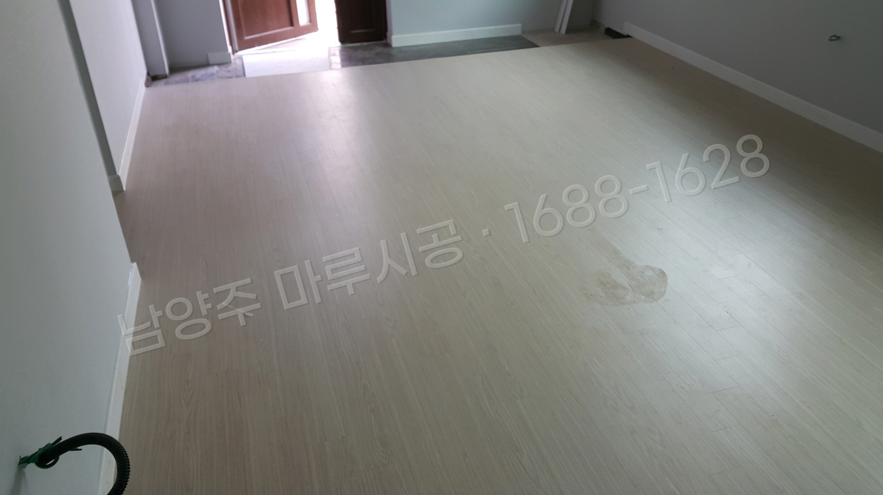 남양주 금곡동 바닥공사 마루시공업체 강마루 한솔 울트라 워시오크 아파트 시공 후