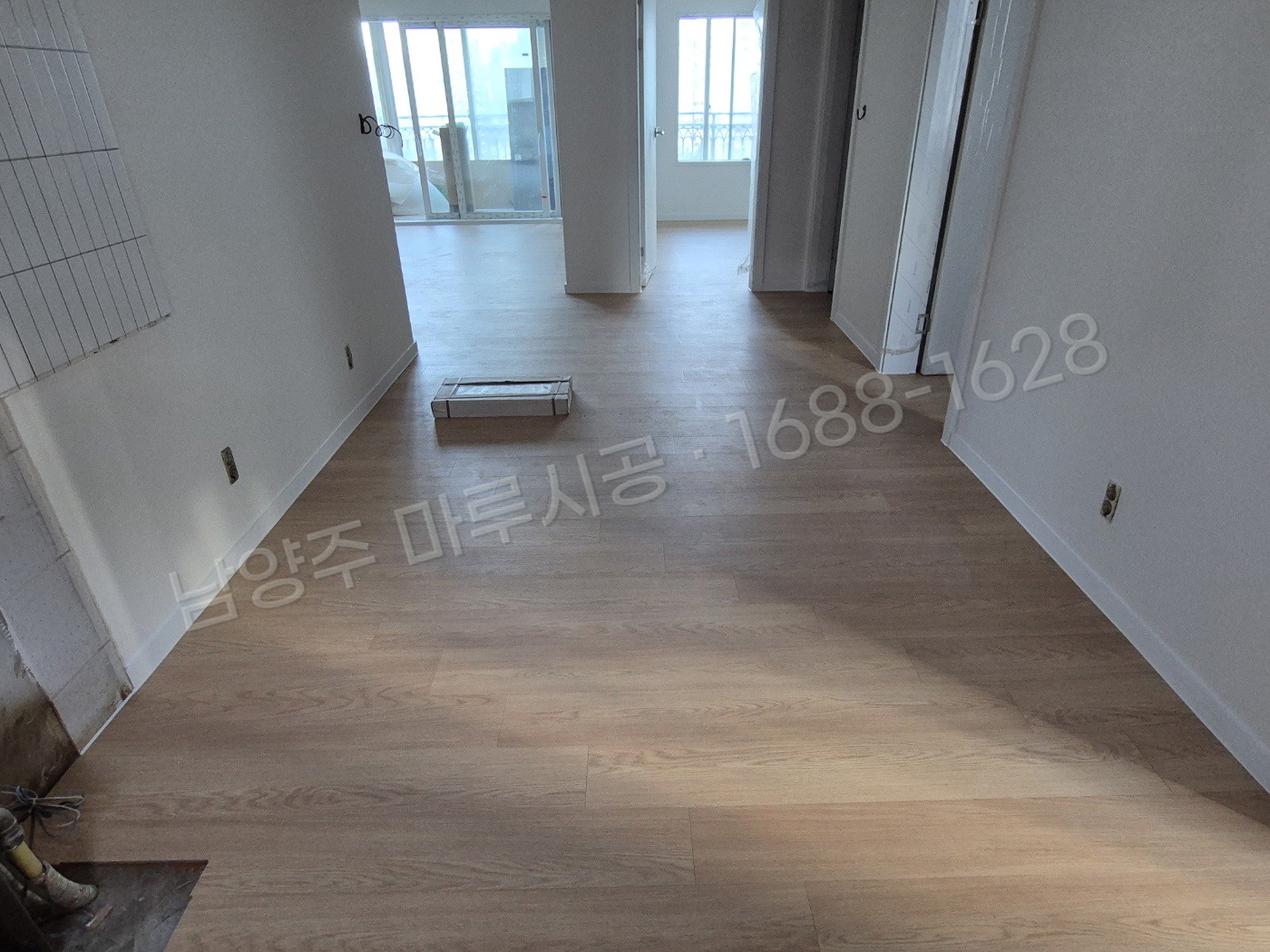 남양주 수동면 바닥공사 마루시공업체 강마루 노바 블랙라벨 벨라 아파트 시공 후